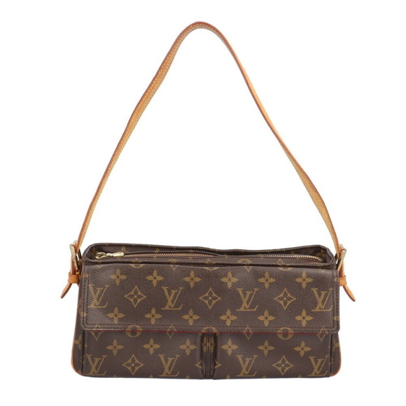 LOUIS VUITTON Brown Monogram Shoulder Bag - Picture 1 of 13
